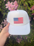 Flag trucker hat