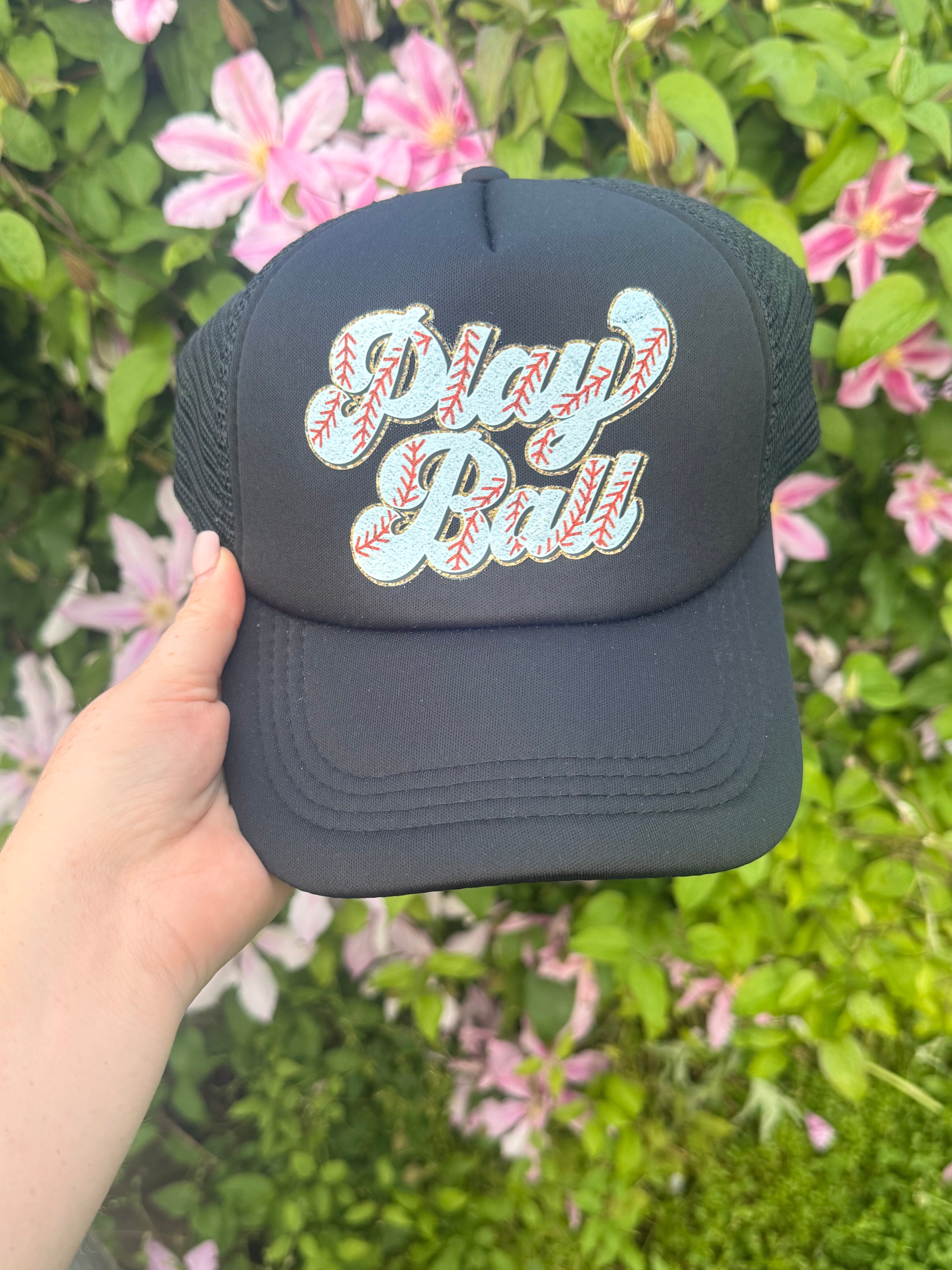 “Play Ball” trucker hat