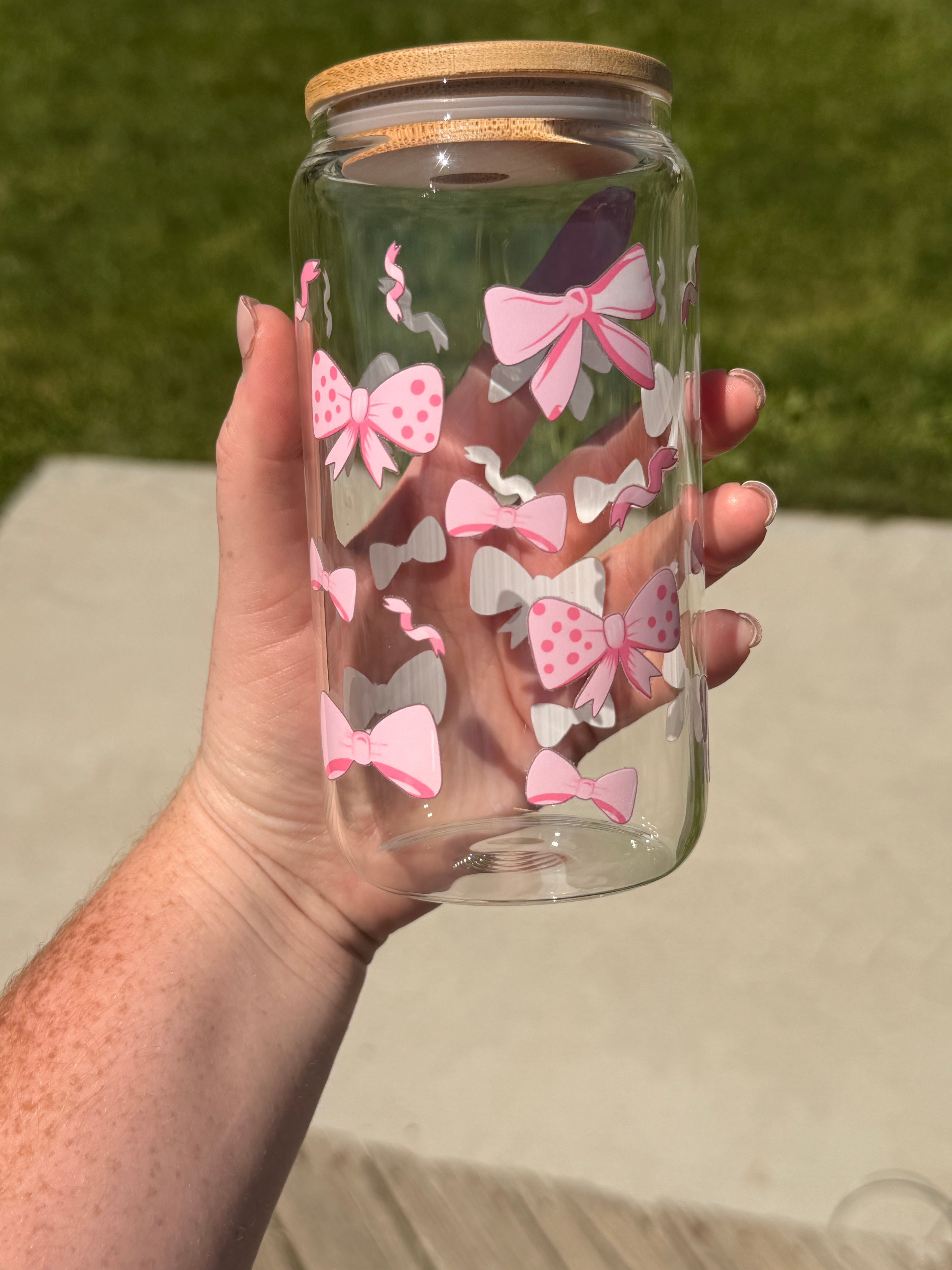 Pink Bow Confetti